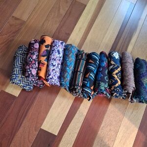 Lot Of 11 Pair Lularoe Adult Leggings One Size Some New Some Worn Gently